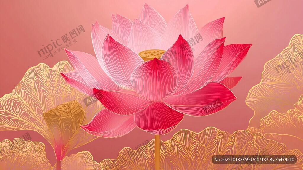 粉荷绽放 尽显雅致之美