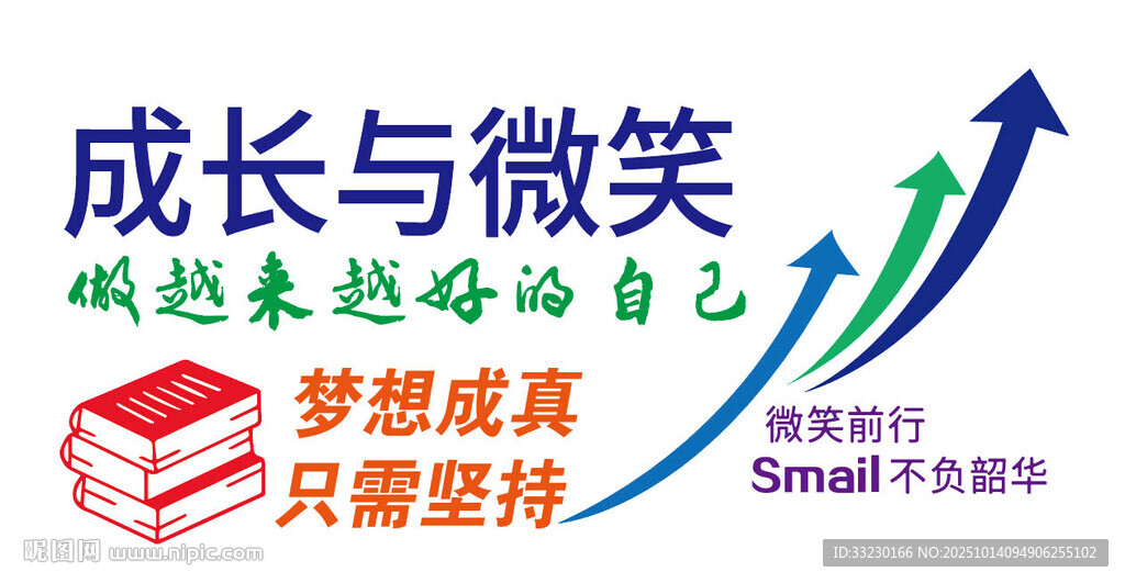 成长与微笑文化墙