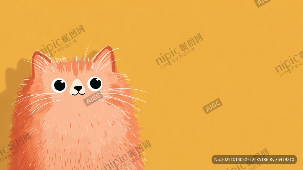 橘色萌猫的可爱瞬间