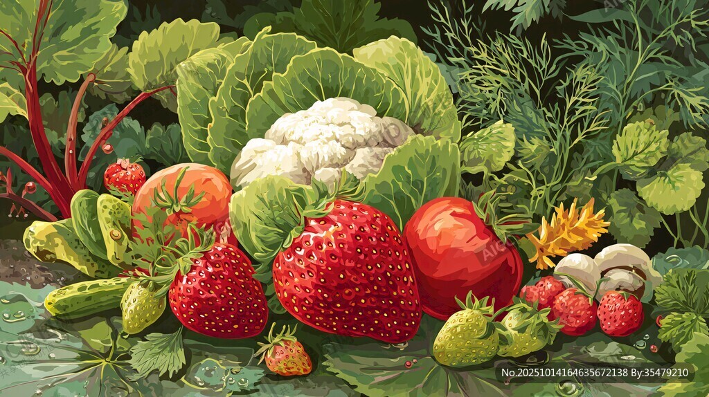 多彩新鲜蔬果大集合