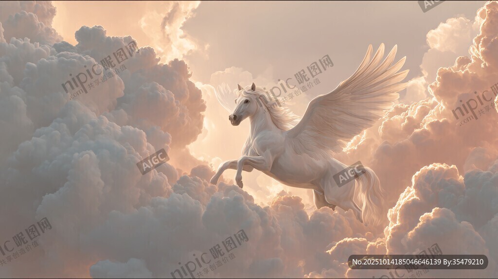 云端飞马 梦幻羽翼之姿
