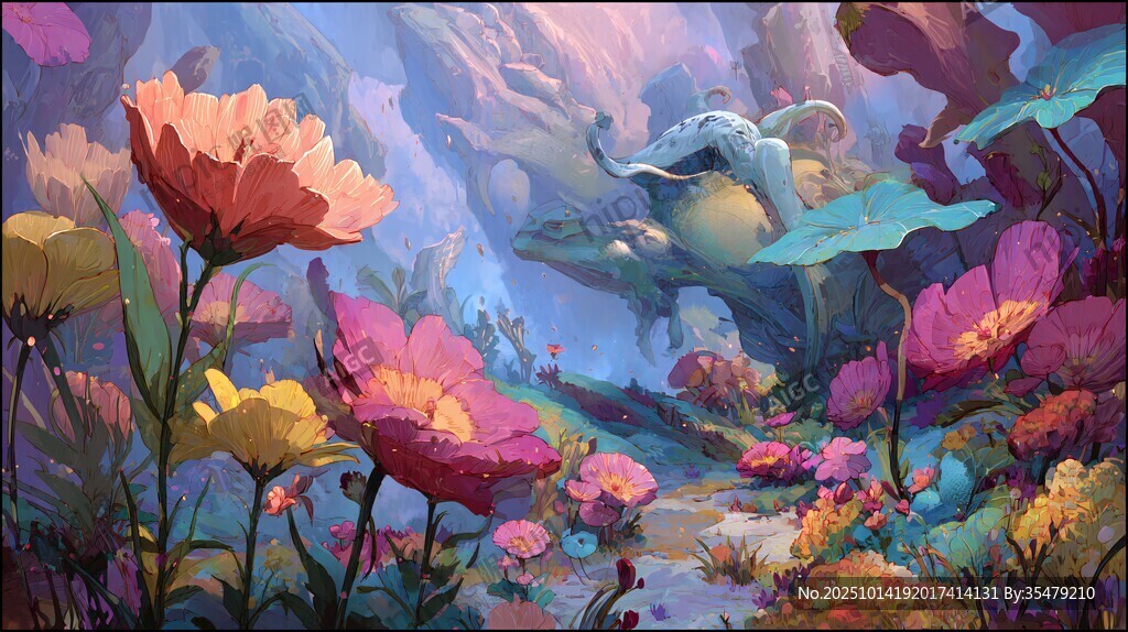 梦幻花卉奇幻世界
