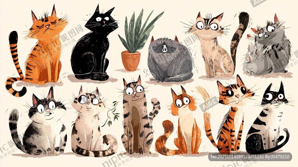 可爱猫咪大集合