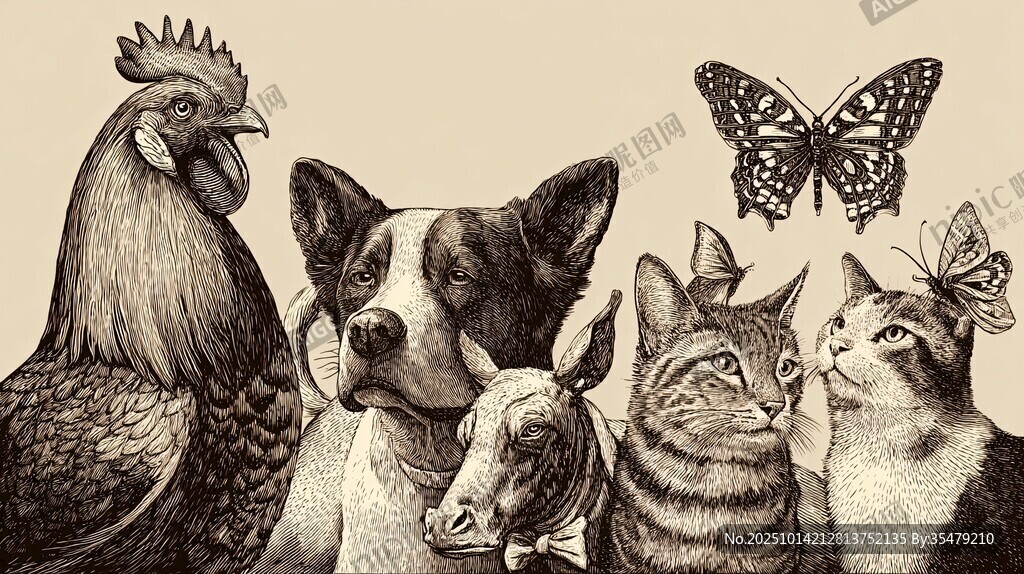 动物伙伴的温馨相聚时刻