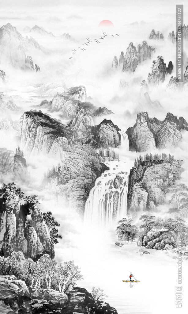 国画水墨画