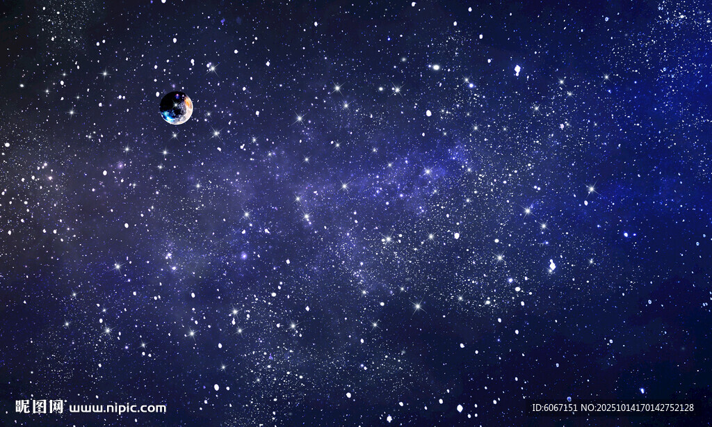 宇宙星空背景图灯箱