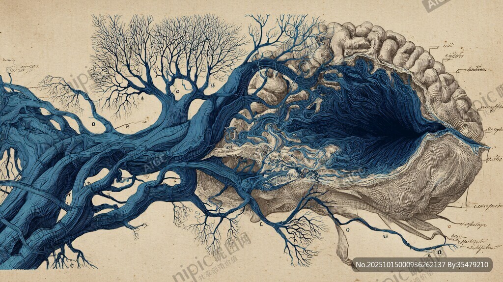 脑树共生 自然与思维的交融