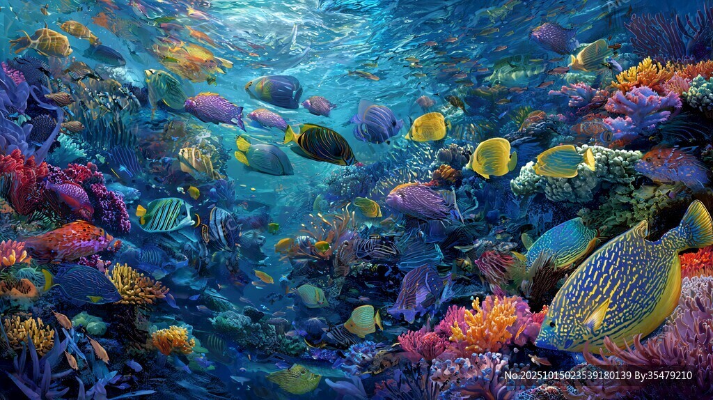 梦幻海底世界 多彩海洋生物