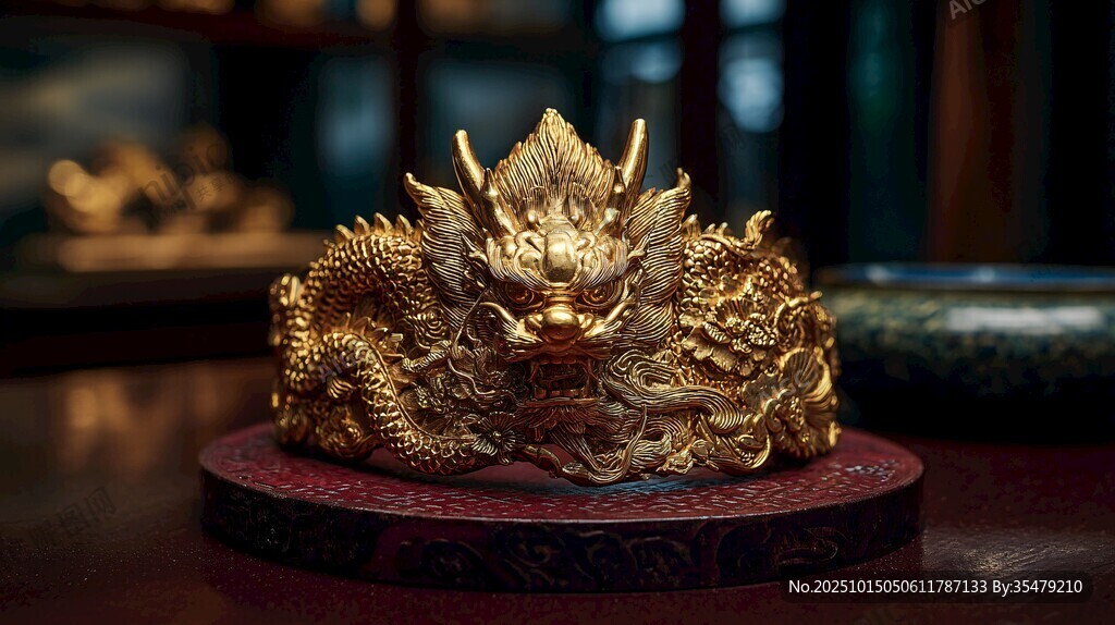 精致金龙摆件尽显华贵
