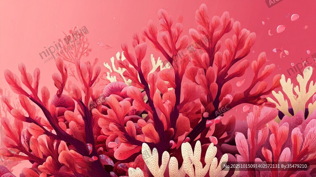 梦幻珊瑚绽放海底美景