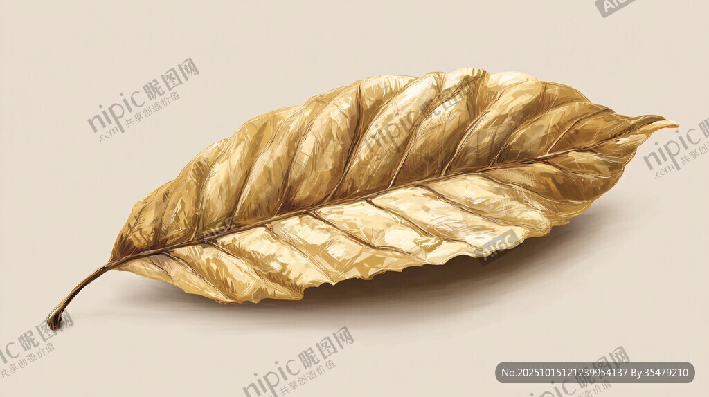 金色枯叶 独特纹理之美