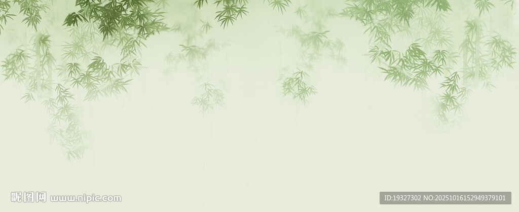 水墨竹影 竹子背景墙