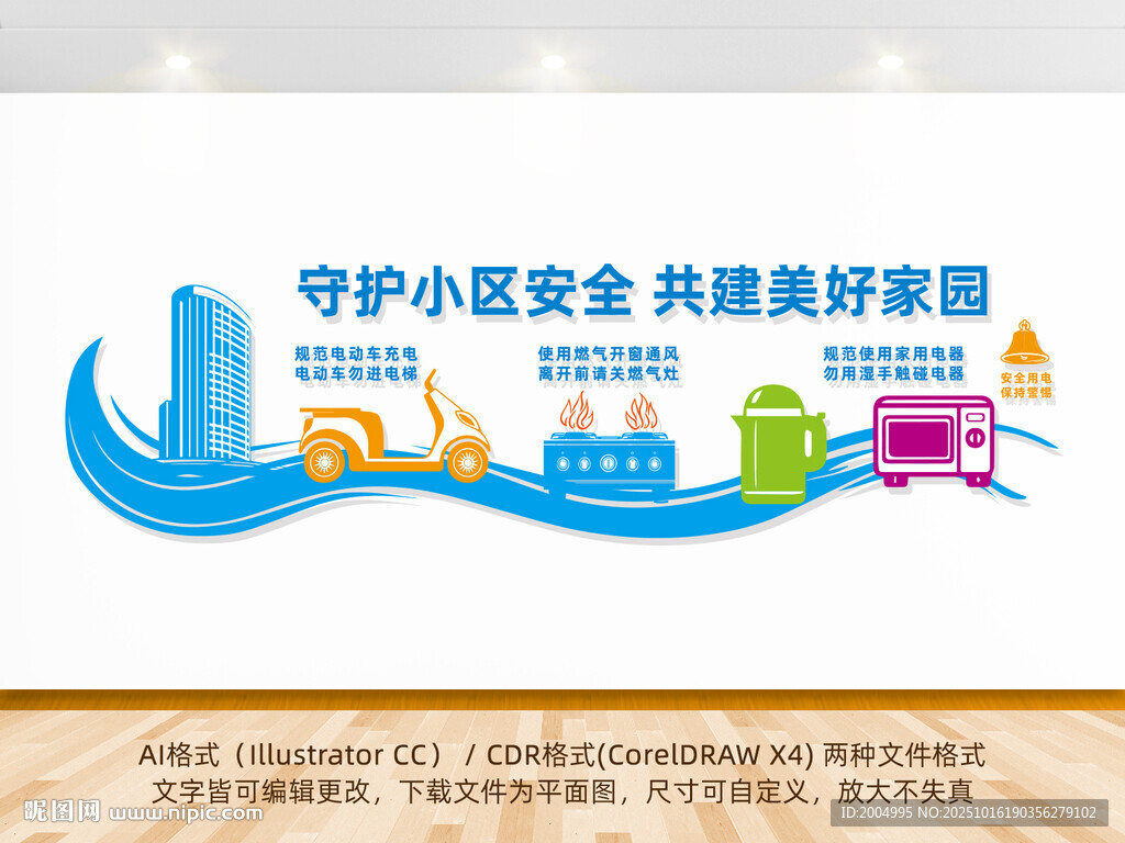 小区安全文化墙