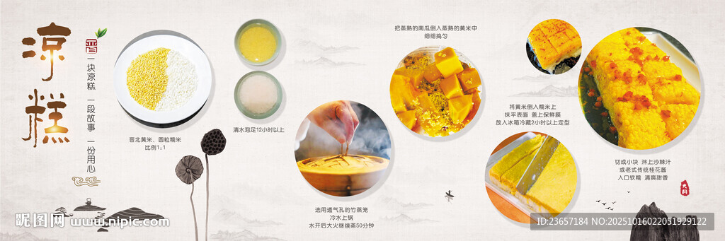 黄米凉糕 大同凉糕