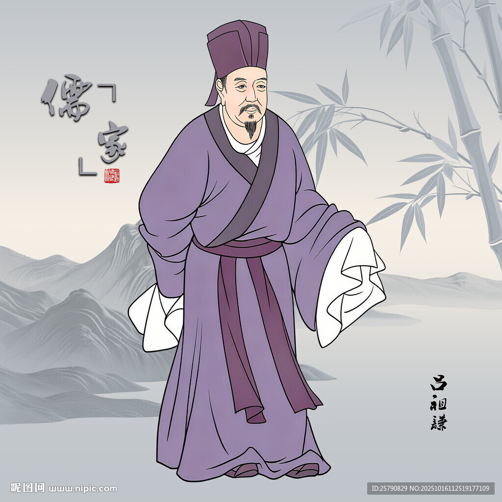 吕祖谦古代儒士形象