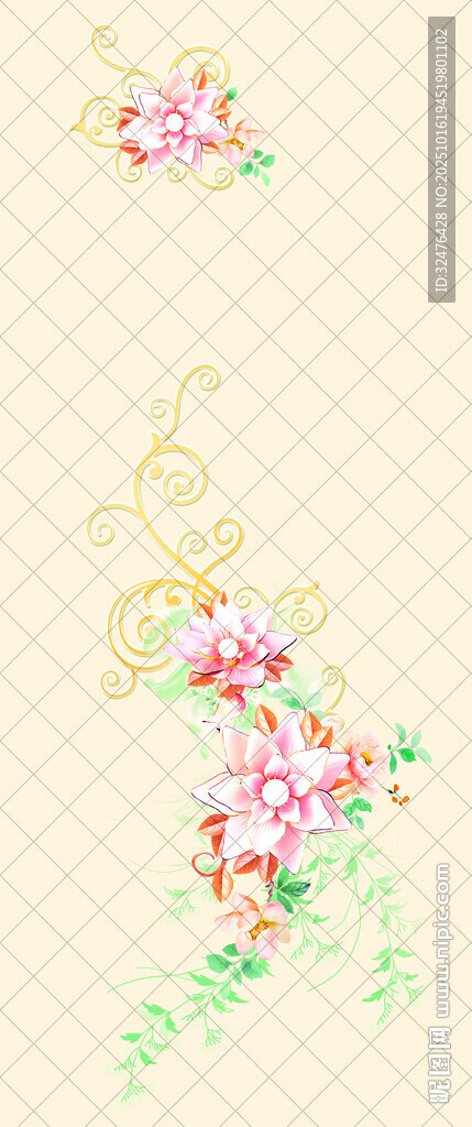 花卉图案背景
