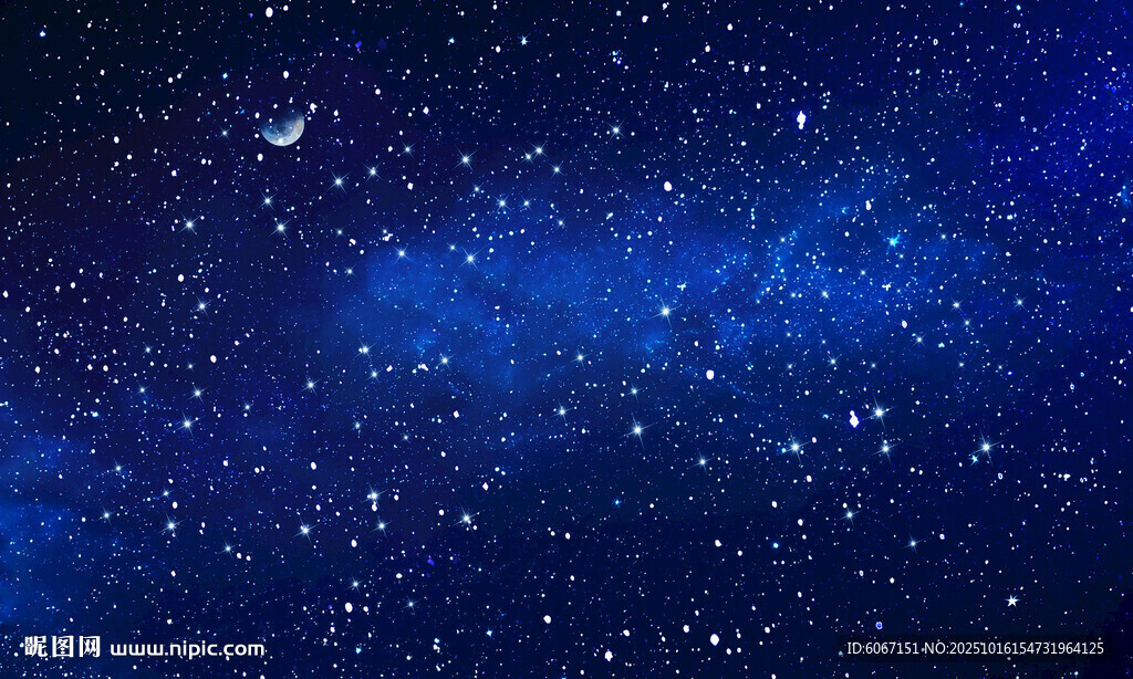 蓝色星空天花软膜