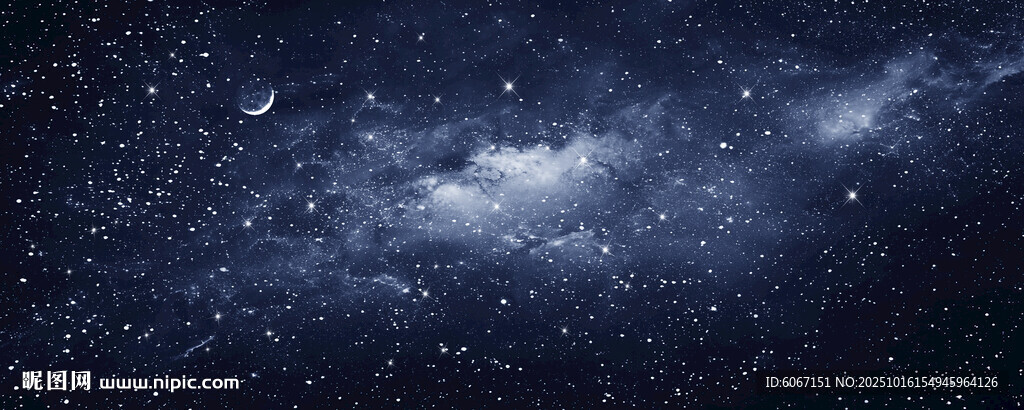 灰色星空背景图