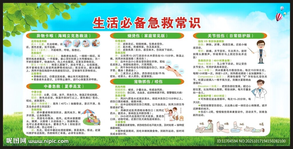 世界急救日宣传栏