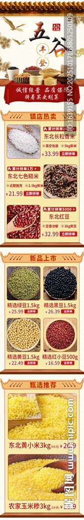 多彩多样的各类食材展示
