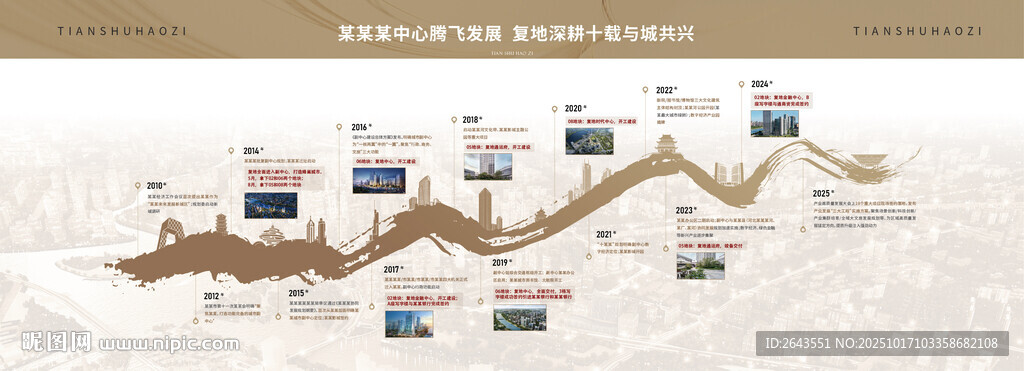 企业公司文化墙形象展厅时间轴
