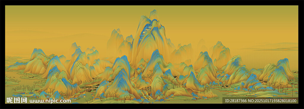 古代风景画 复刻