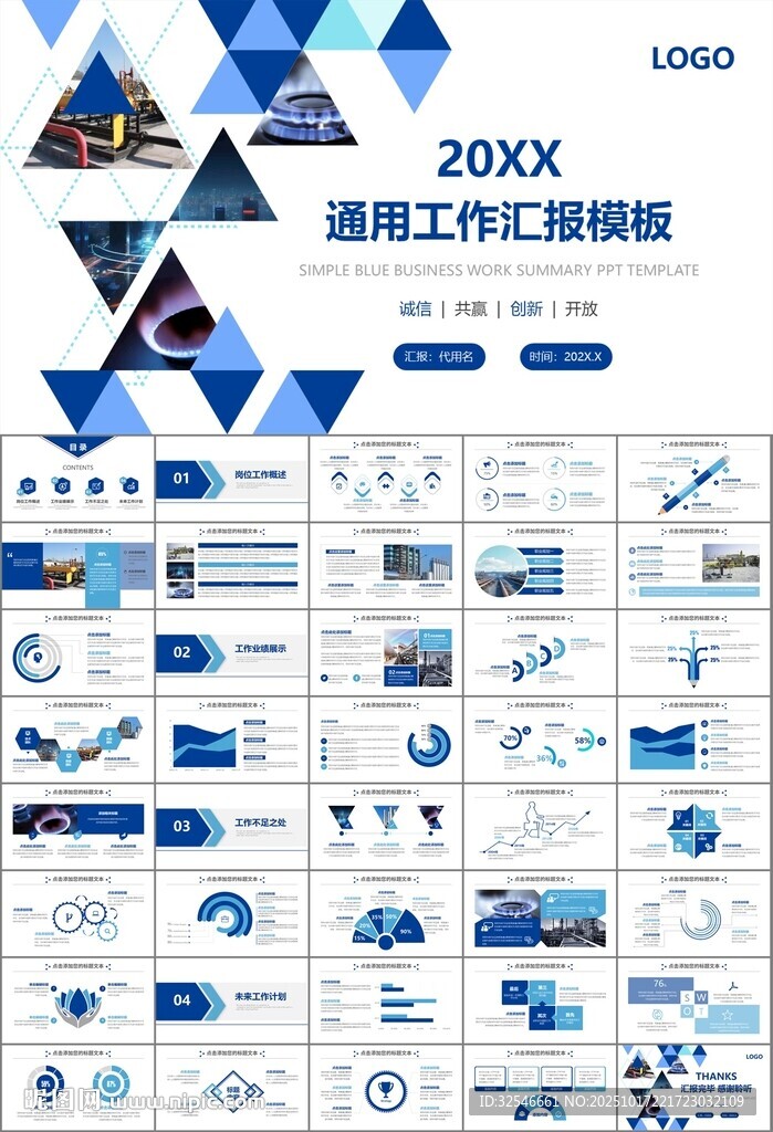 燃气天然气公司工作汇报PPT