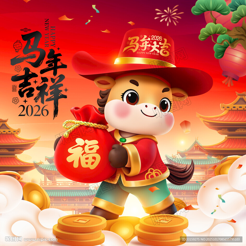 卡通马