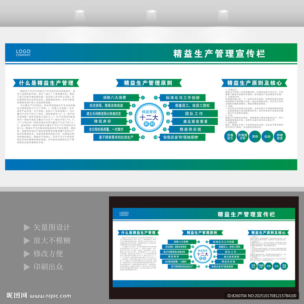 精益生产管理宣传栏