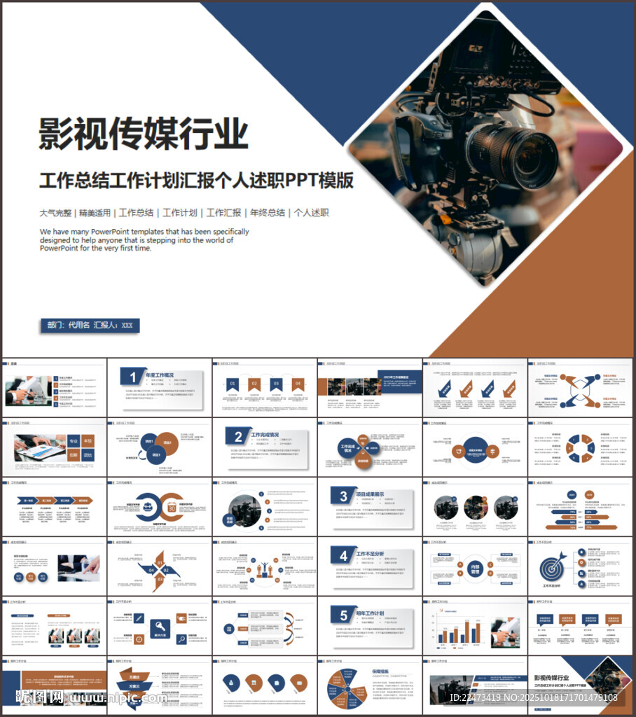 影视制作与发行总结计划ppt