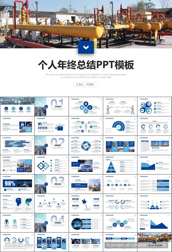 燃气天然气公司工作汇报PPT