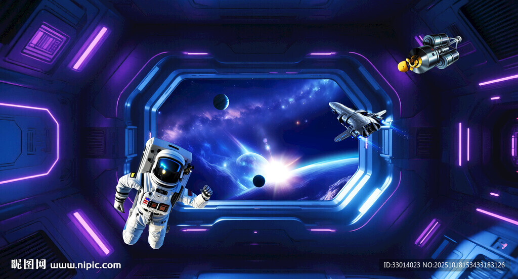 宇宙飞船内部