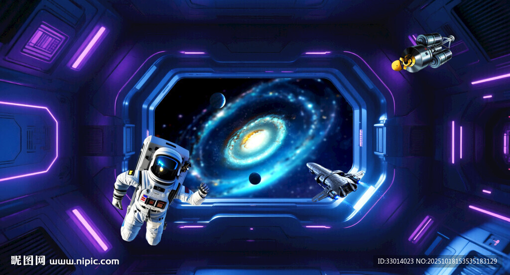宇宙飞船内部