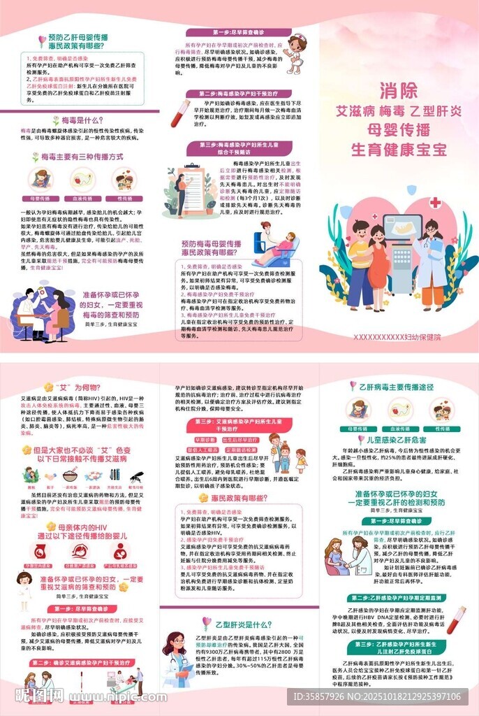 消除三病母婴传播 