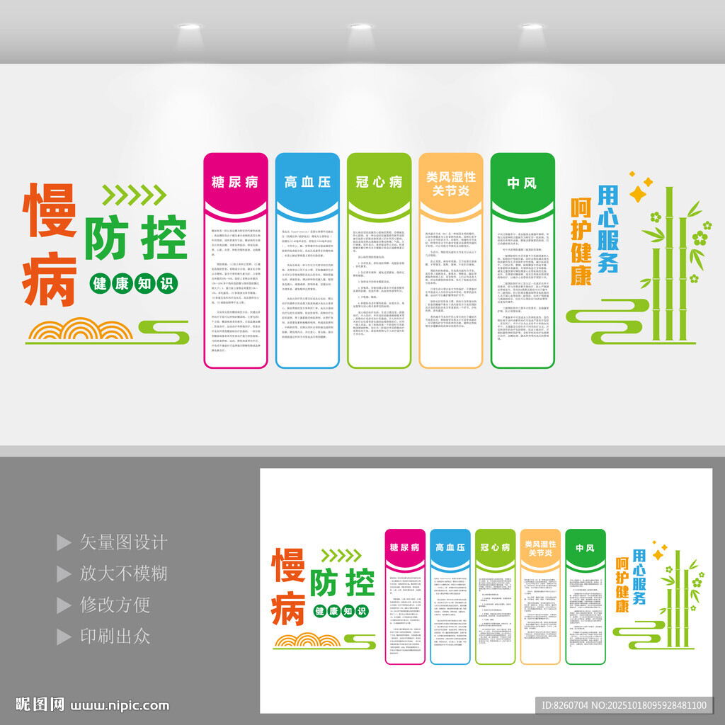 预防慢性疾病文化墙