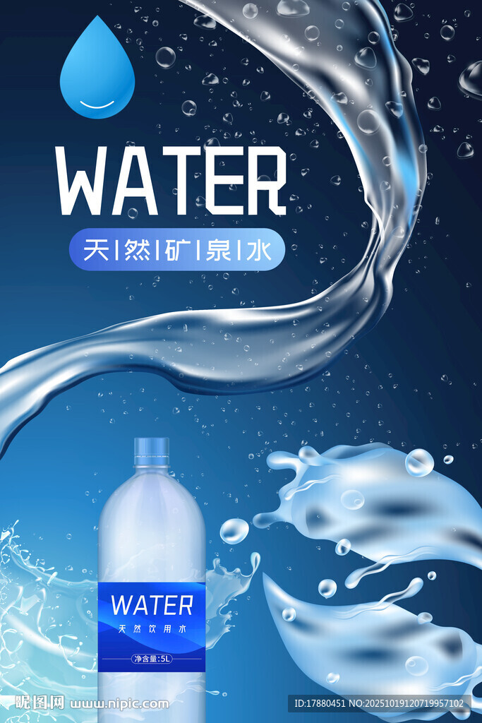  矿泉水海报