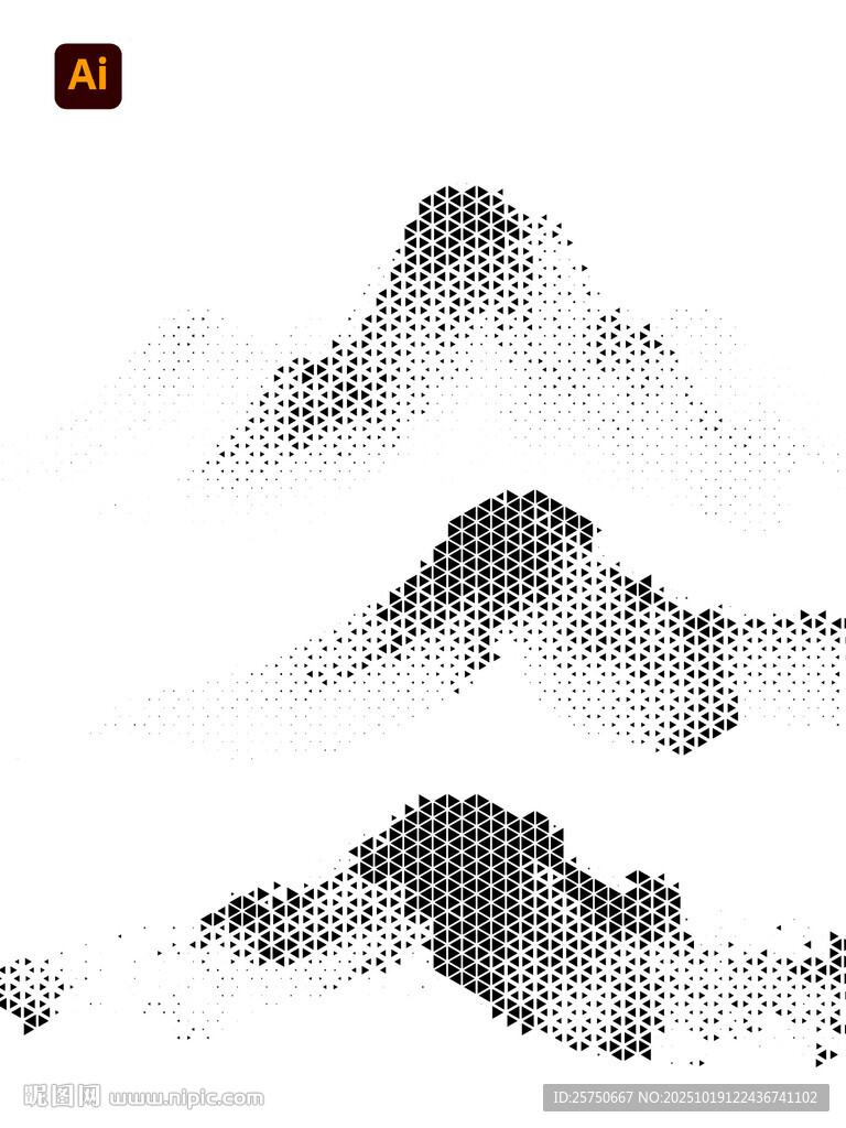 水墨山水写意画