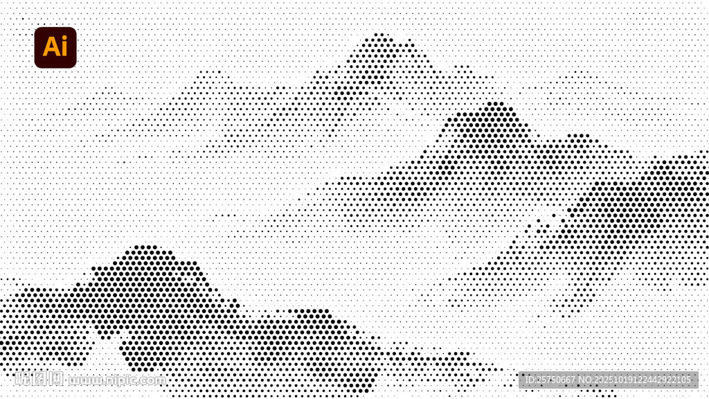 水墨山水意境图