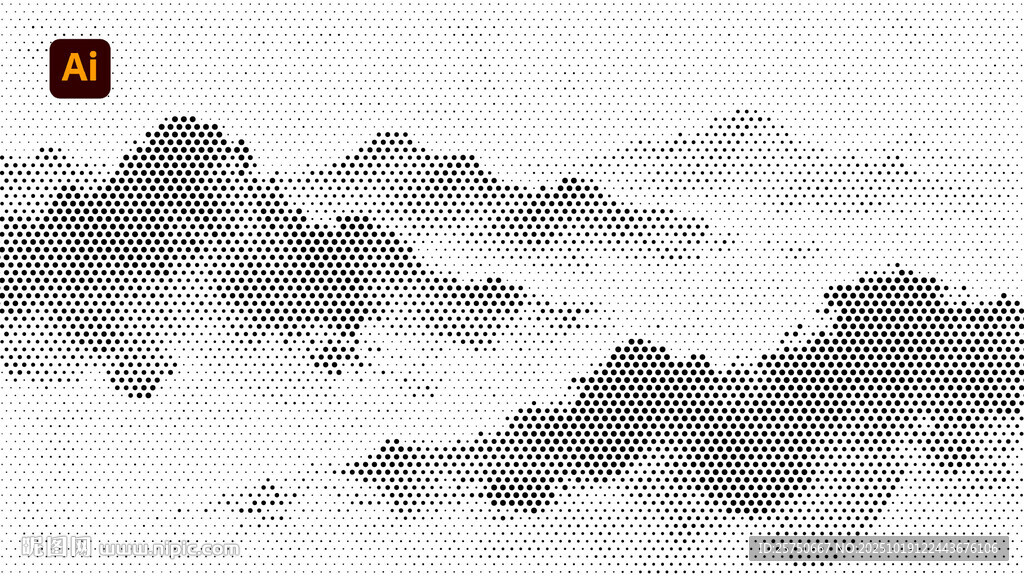 水墨山水意境图