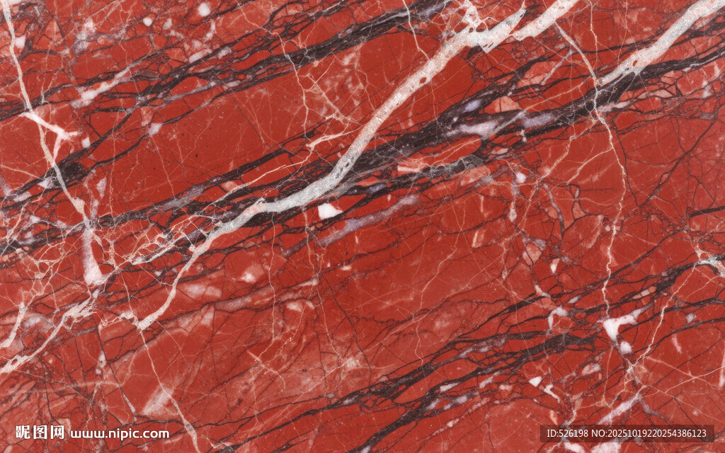 红色大理石纹理