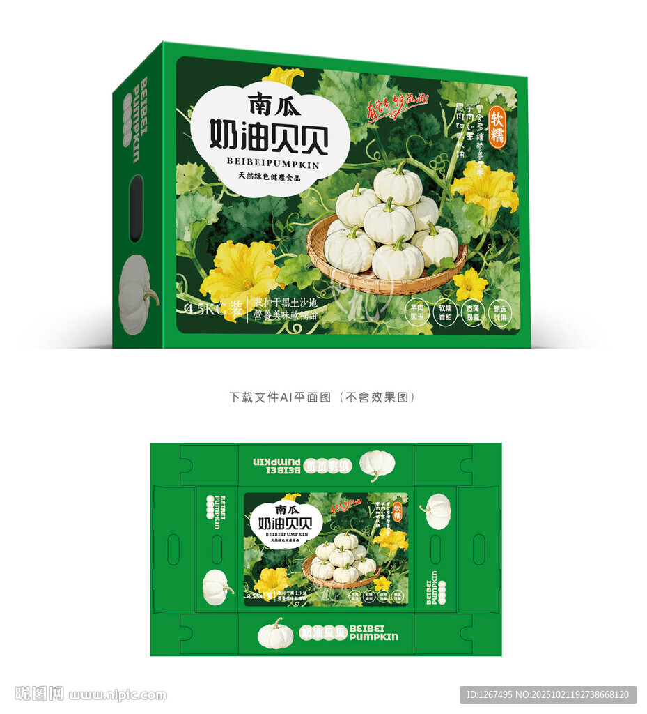 奶油贝贝南瓜礼盒