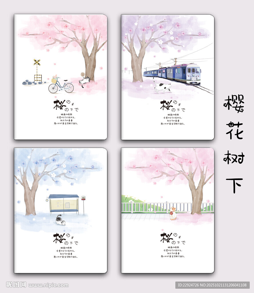 樱花树下
