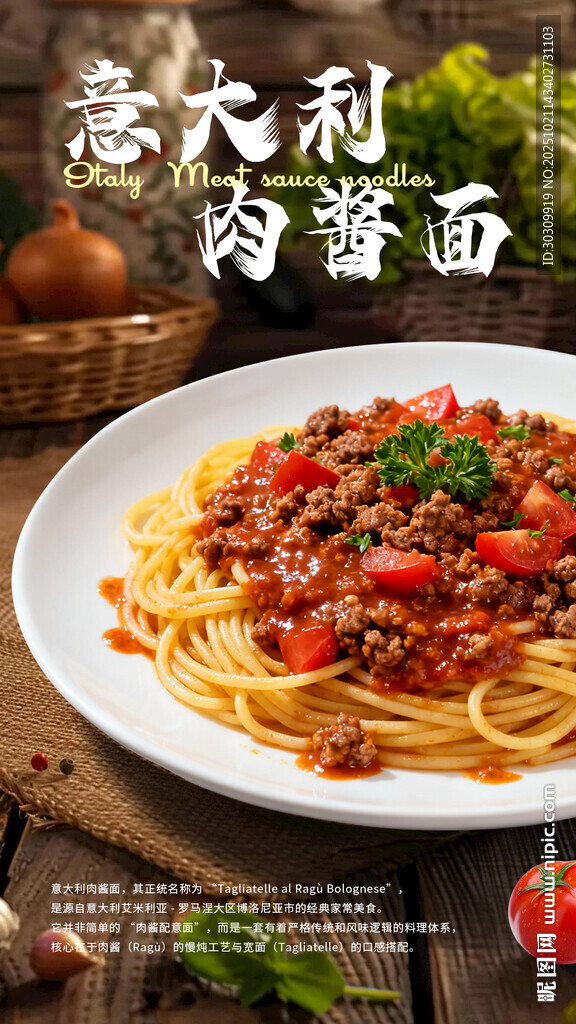 意大利肉酱面海报