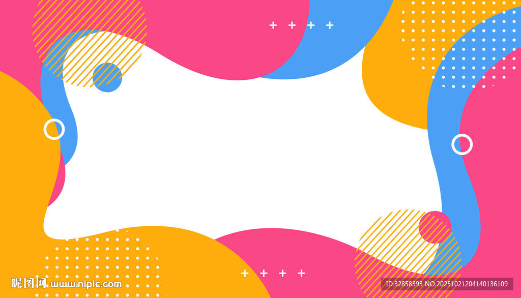 多彩几何图形创意背景