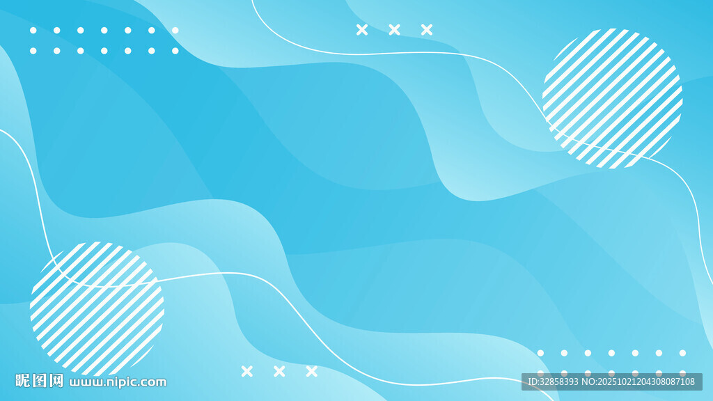 蓝色渐变几何抽象背景图