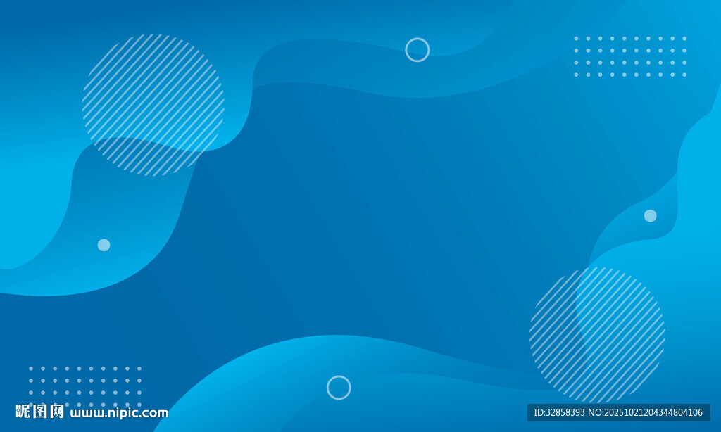 蓝色渐变抽象几何背景图