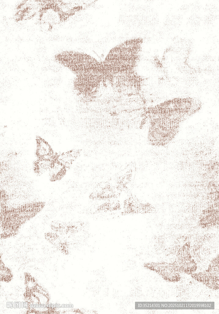 复古风蝴蝶纹理背景图