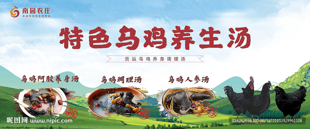 乌鸡养生汤