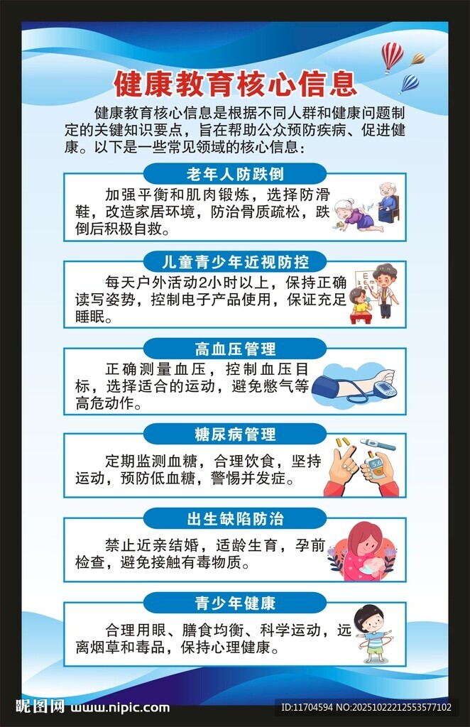 健康教育知识海报