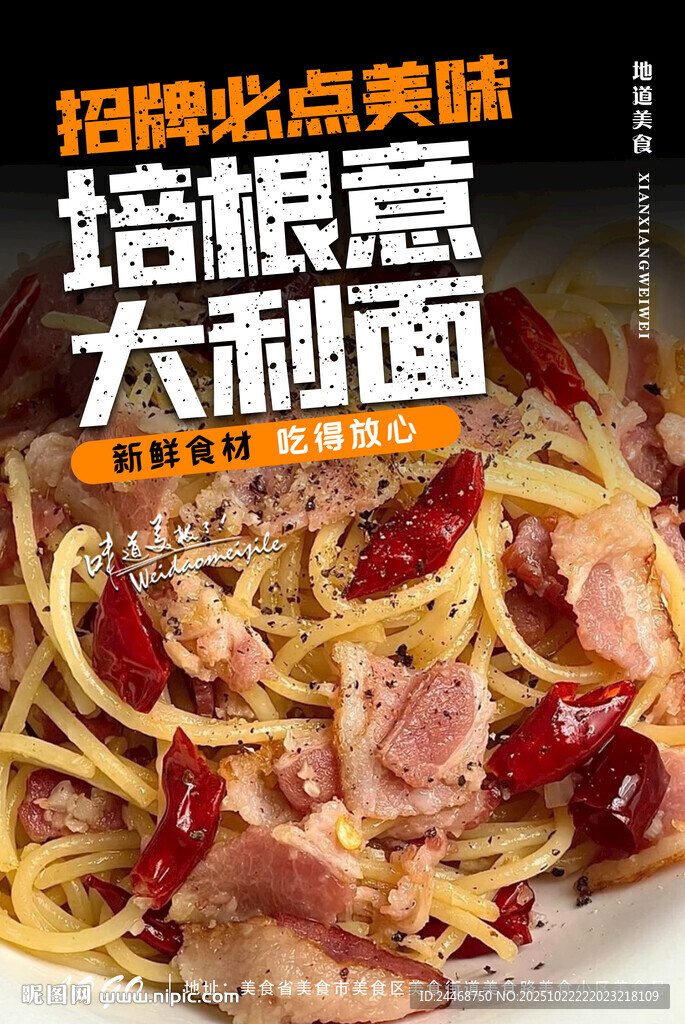 培根意大利面